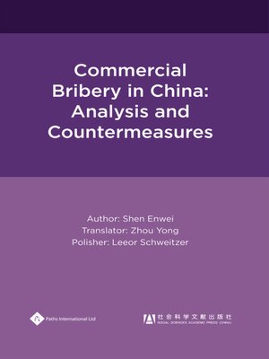 cover image of Commercial Bribery in China